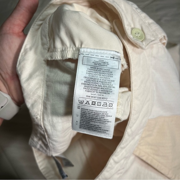 ADIDAS Women’s Adventure Cargo Pants with Adjustable Drawstring Ankle Size 10 - Picture 10 of 14